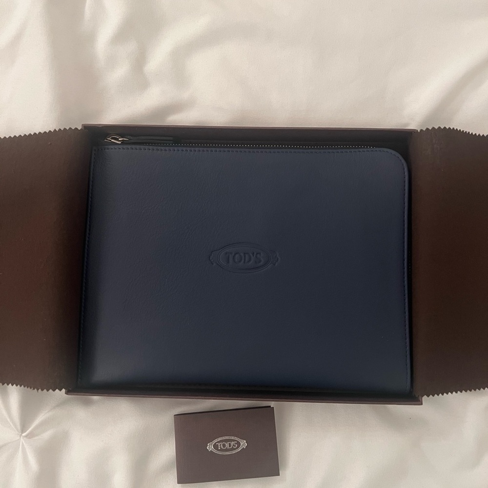 Tod's Leather Folio Organizer